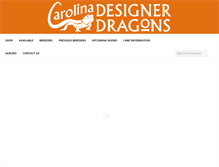 Tablet Screenshot of carolinadesignerdragons.com